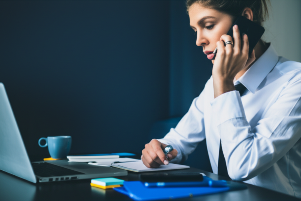 Illustration of AI Receptionist: Answer Calls 24/7 & Capture More Leads